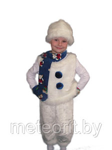 Карнавальный костюм "Снеговик" 122-128