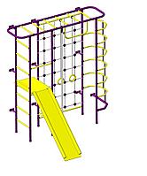 Шведская стенка "Пионер - С7С" пурпурно/жёлтый