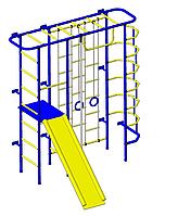 Шведская стенка "Пионер - С7ЛМ" сине/жёлтый