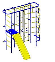 Шведская стенка "Пионер - С7ЛМ" сине/жёлтый