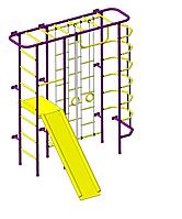 Шведская стенка "Пионер - С7ЛМ" пурпурно/жёлтый