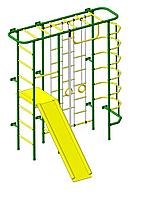Шведская стенка "Пионер - С7ЛМ" зелёно/жёлтый