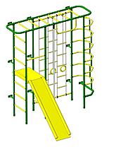Шведская стенка "Пионер - С7Л" зелёно/жёлтый