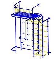 Шведская стенка "Пионер - С6С" сине/жёлтый