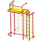 Шведская стенка "Пионер - С6ЛМ" красно/жёлтый