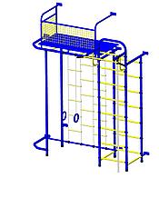 Шведская стенка "Пионер - С6Л" сине/жёлтый