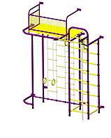Шведская стенка "Пионер - С6ЛМ" пурпурно/жёлтый