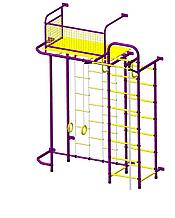 Шведская стенка "Пионер - С6ЛМ" пурпурно/жёлтый