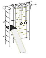 Детский спорткомплекс "Пионер 11ЛМ" бело/серый