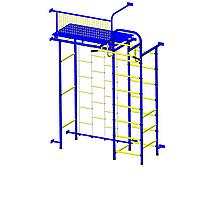 Детский спорткомплекс "Пионер 10ЛМ" сине/жёлтый
