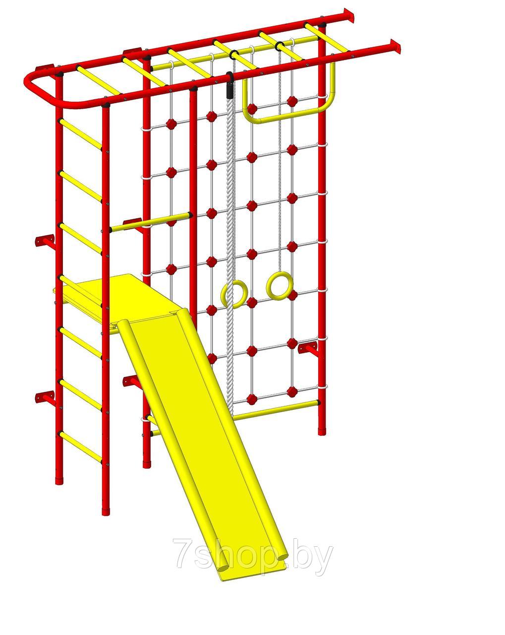 Детский спорткомплекс "Пионер 11СМ" красно/жёлтый