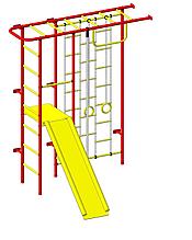 Детский спорткомплекс "Пионер 11ЛМ" красно/жёлтый