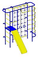 Детский спортивный комплекс "Пионер - С7СМ" синий/радуга