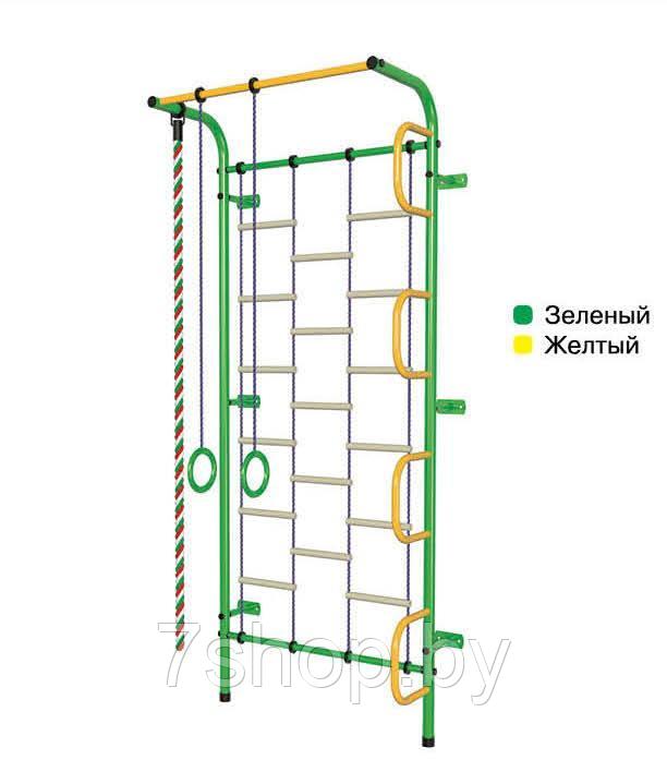 Шведская стенка "Пионер - С1Л" зелёно/желтый