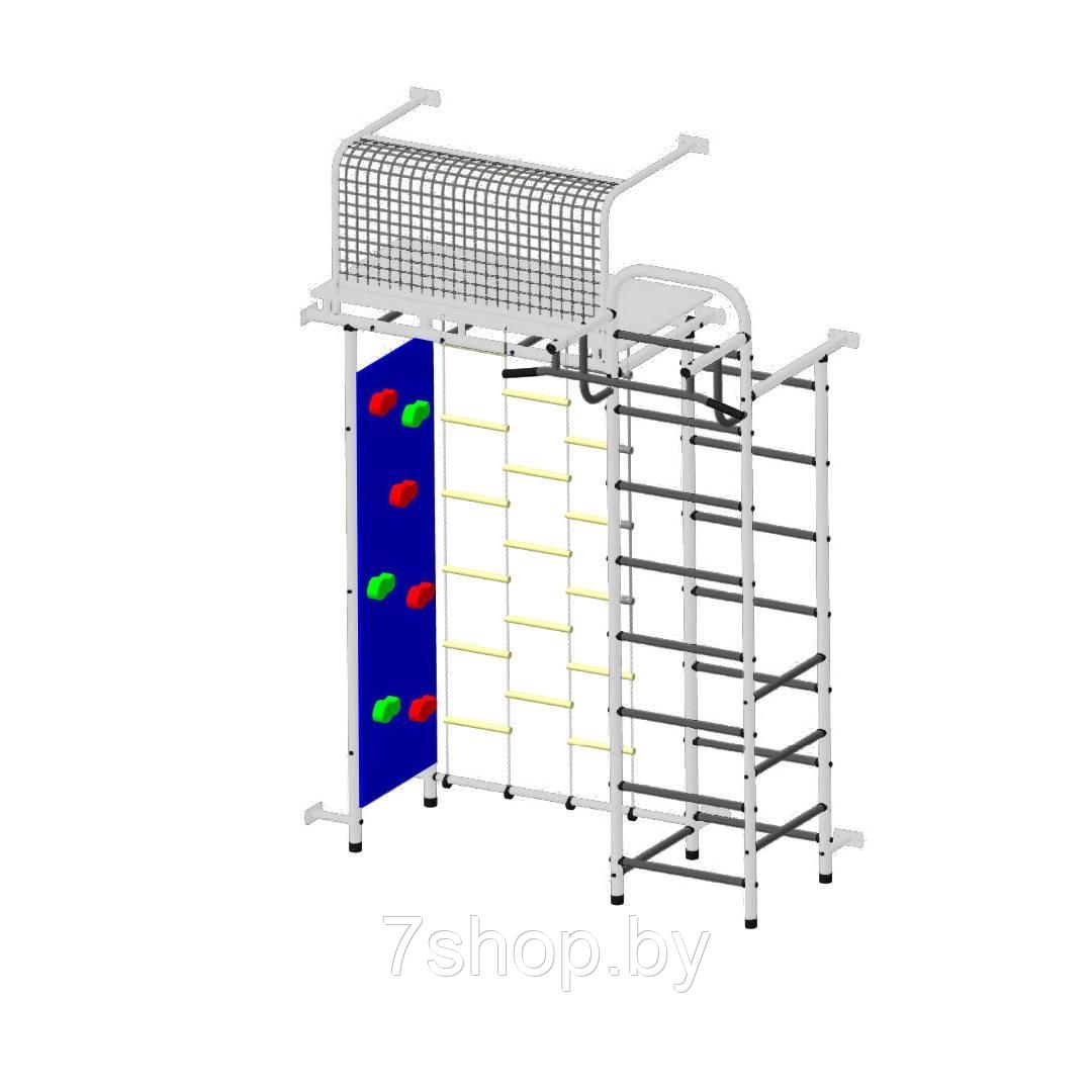 Детский спортивный комплекс "Пионер 10Л" со скалодромом белый
