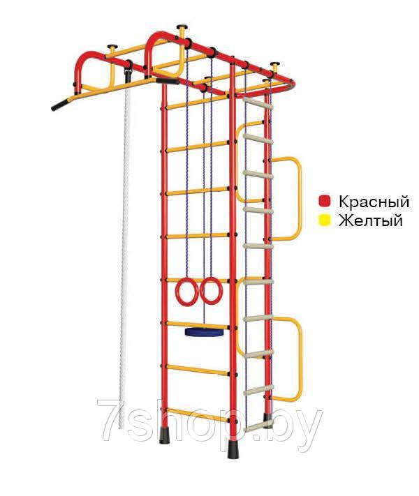 Детский спорткомплекс "Пионер 3М" красно/жёлтый