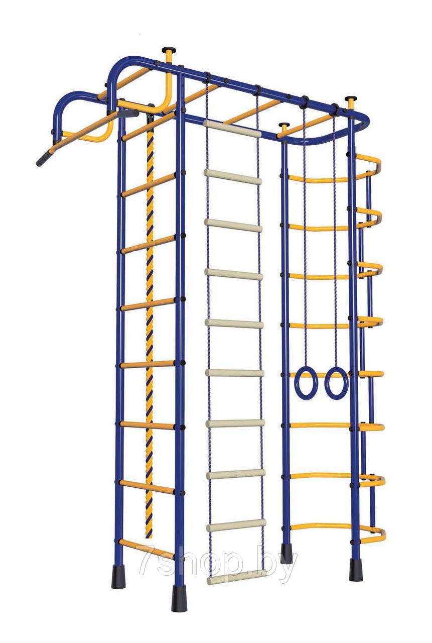 Детский спорткомплекс "Пионер 2М" сине/жёлтый