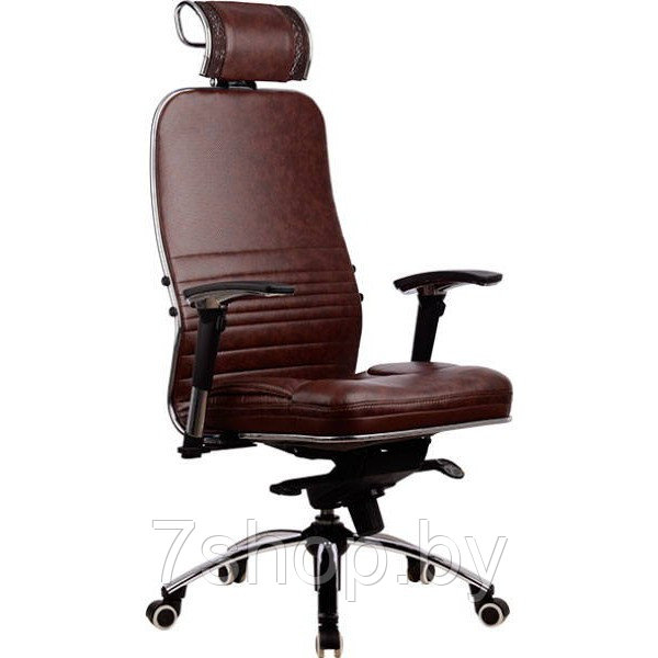 Офисное кресло Samurai KL-3.02 Коричневый - фото 1 - id-p6276934
