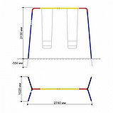 Качели двойные + ПЛАСТИКОВЫЕ качели Romana R.103.28.04, фото 2