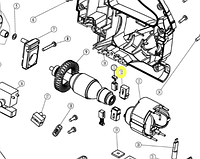 Щеткодержатель JS6506-1E WORTEX M1Q-DU08-55-12