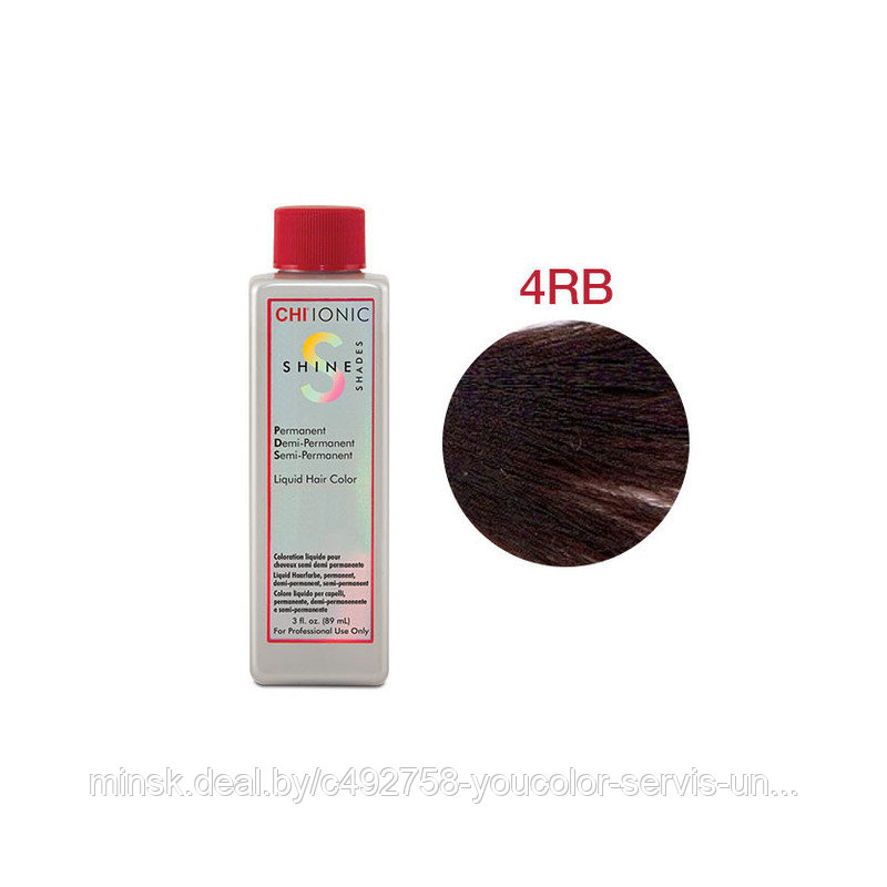 CHI Безаммиачная жидкая краска для волос (Темный красно-коричневый) - Liquid Color 4RB