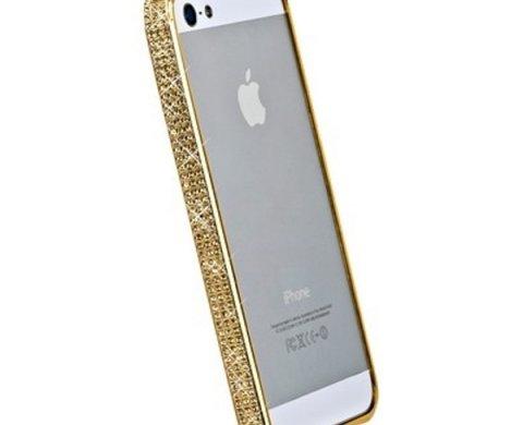 Бампер металлический для Apple Iphone 5 / 5s / SE (золото) Newsh Metal Bumper