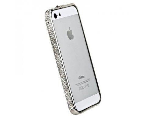 Бампер металлический для Apple Iphone 4 / 4s (серебро) Newsh Metal Bumper
