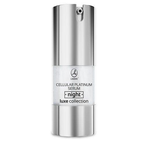 Ночная омолаживающая сыворотка Lambre Luxe Collection CELLULAR PLATINIUM SERUM NIGHT - фото 3 - id-p113564531