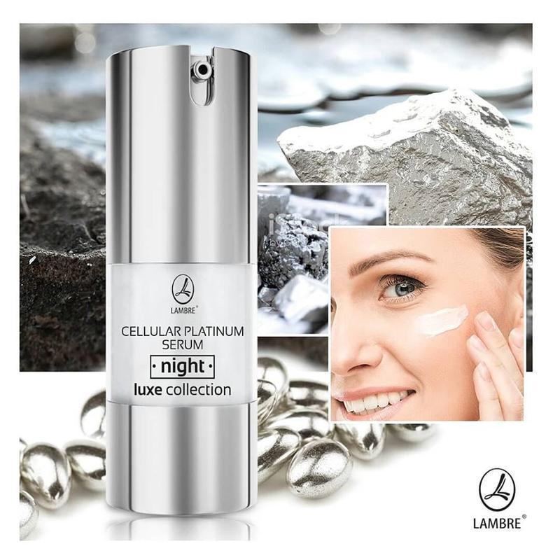 Ночная омолаживающая сыворотка Lambre Luxe Collection CELLULAR PLATINIUM SERUM NIGHT - фото 1 - id-p113564531