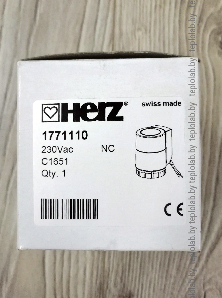 Термоэлектрический привод Herz 28x1.5, 230 В - фото 8 - id-p113565100