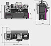 Токарно-винторезный станок OPTIturn TH5615D с DPA+SWH / 380В, фото 2