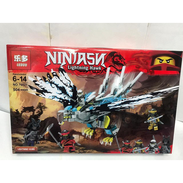 Конструктор Leduo 76021 Ninjago Дракон 504 детали