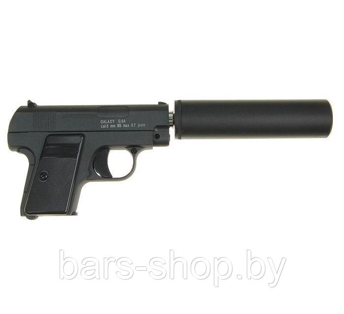 Страйкбольный пистолет Galaxy G.9A пружинный 6 мм - фото 3 - id-p113599702