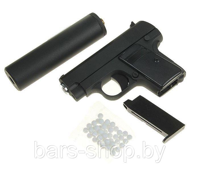 Страйкбольный пистолет Galaxy G.9A пружинный 6 мм - фото 4 - id-p113599702
