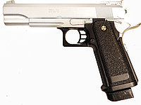 Спринговый пистолет Galaxy G.6S (серебристый) пружинный 6 мм
