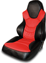 Чехлы на сидения Dinas №3  , универсальные, черно-красные