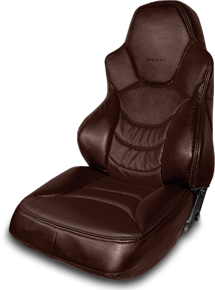 Чехлы на сидения Dinas №3  , универсальные, коричневые
