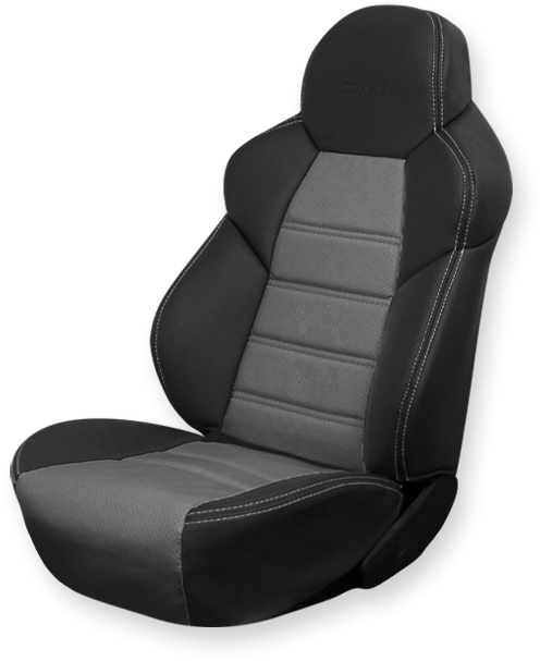 Чехлы на сидения Dinas Drive, универсальные, черно-серый - фото 2 - id-p113600452