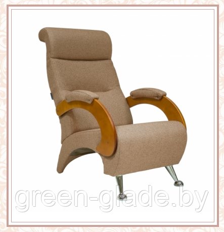 Кресло для отдыха модель 9Д каркас Орех ткань Мальта-17