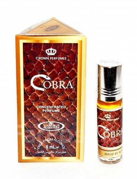 Арабские масляные духи Кобра (Al Rehab Cobra), 6мл – ладан, уд, цитрус