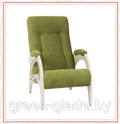 Кресло для отдыха модель 41 каркас Дуб шампань ткань Verona Apple Green