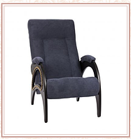 Кресло для отдыха модель 41 каркас Венге ткань Verona Denim Blue