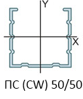 Профиль стоечный Knauf CW 50 x 50 мм, сталь 0.6 мм - фото 6 - id-p61754922