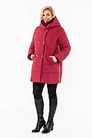 Женское зимнее красное пальто Bugalux 416 170-марсала 42р.