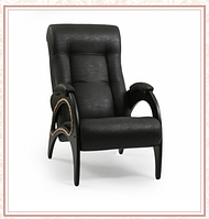 Кресло для отдыха модель 41 каркас Венге экокожа Дунди-108
