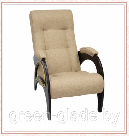 Кресло для отдыха модель 41 каркас Венге ткань Мальта-03