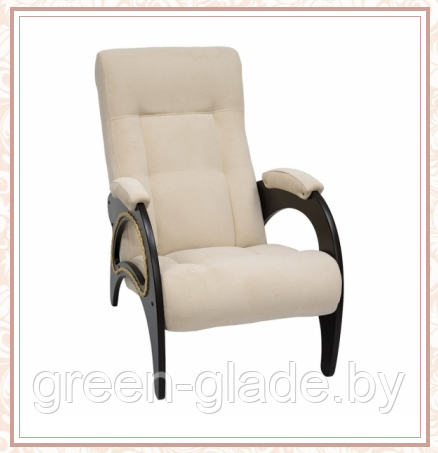 Кресло для отдыха модель 41 каркас Венге ткань Verona Vanilla