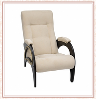 Кресло для отдыха модель 41 каркас Венге ткань Verona Vanilla