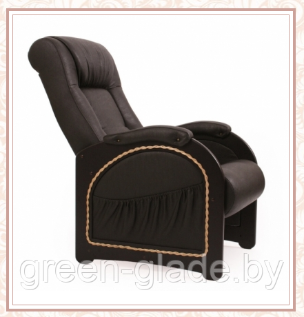Кресло для отдыха модель 43 каркас Венге экокожа Дунди-108 - фото 2 - id-p5535376