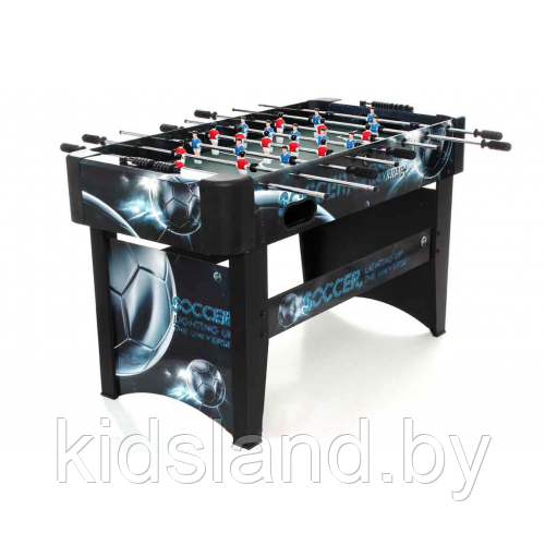 Игровой стол Футбол (кикер) Atlas Sport Maxi черный (122х60,5х 80см) - фото 1 - id-p113644395
